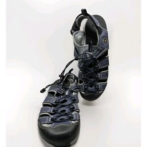 G H BASS Hydrocool Fin Mens Outdoors Fishermen Sandals Size 12 Navy